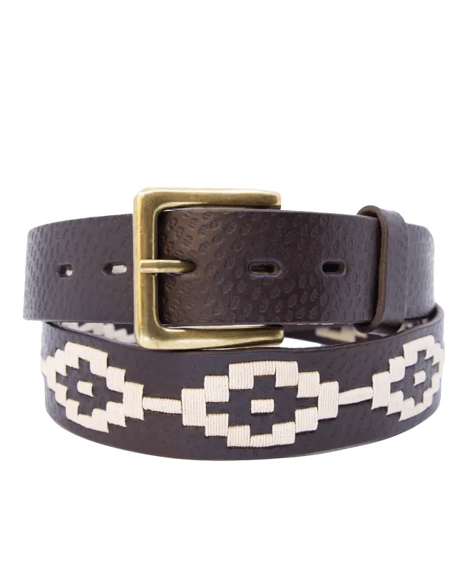 La Gran Reserva Polo Belt - Exótico Espresso made by La Matera