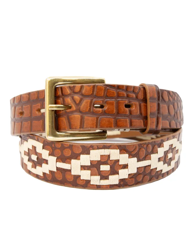 La Gran Reserva Polo Belt - Exótico Vanilla made by La Matera