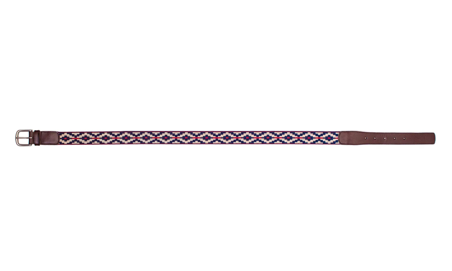 Trucha Chocolate Leather Woven Belt sold by La Matera product image thumbnail 5