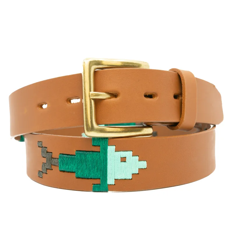 Limited Edition: El Pez Verde Polo Belt sold by La Matera