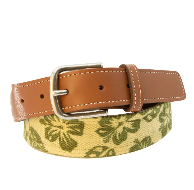 El Tropical Woven Belt made by La Matera