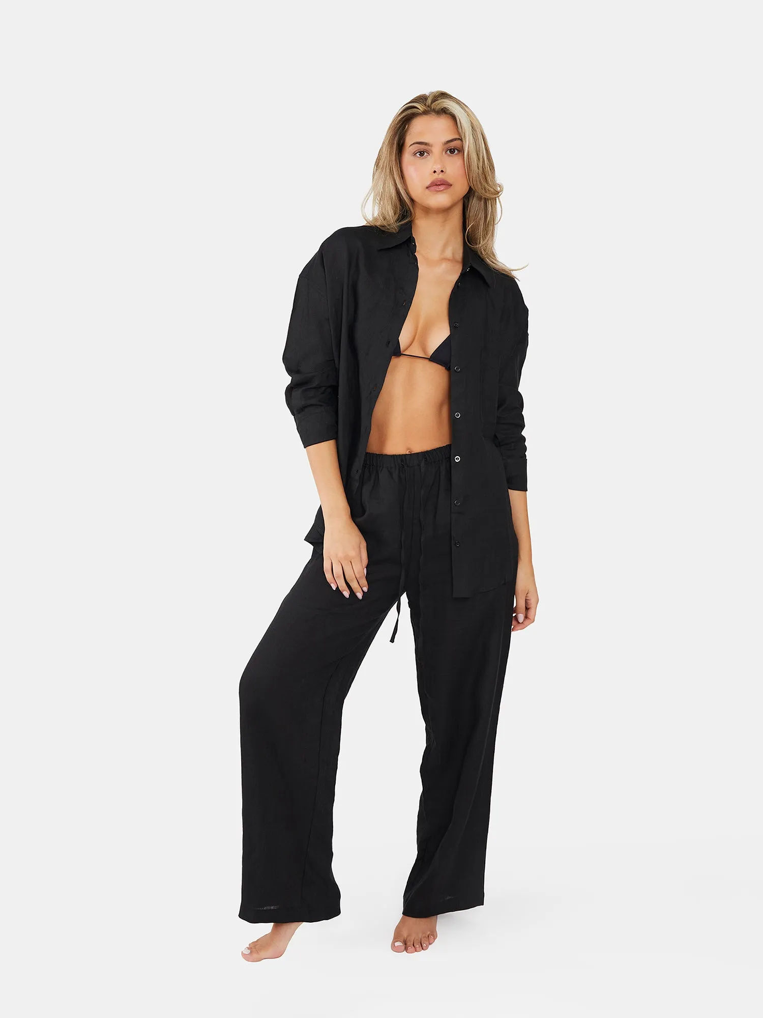 Linen Shirt sold by Nyud Swim product image thumbnail 3