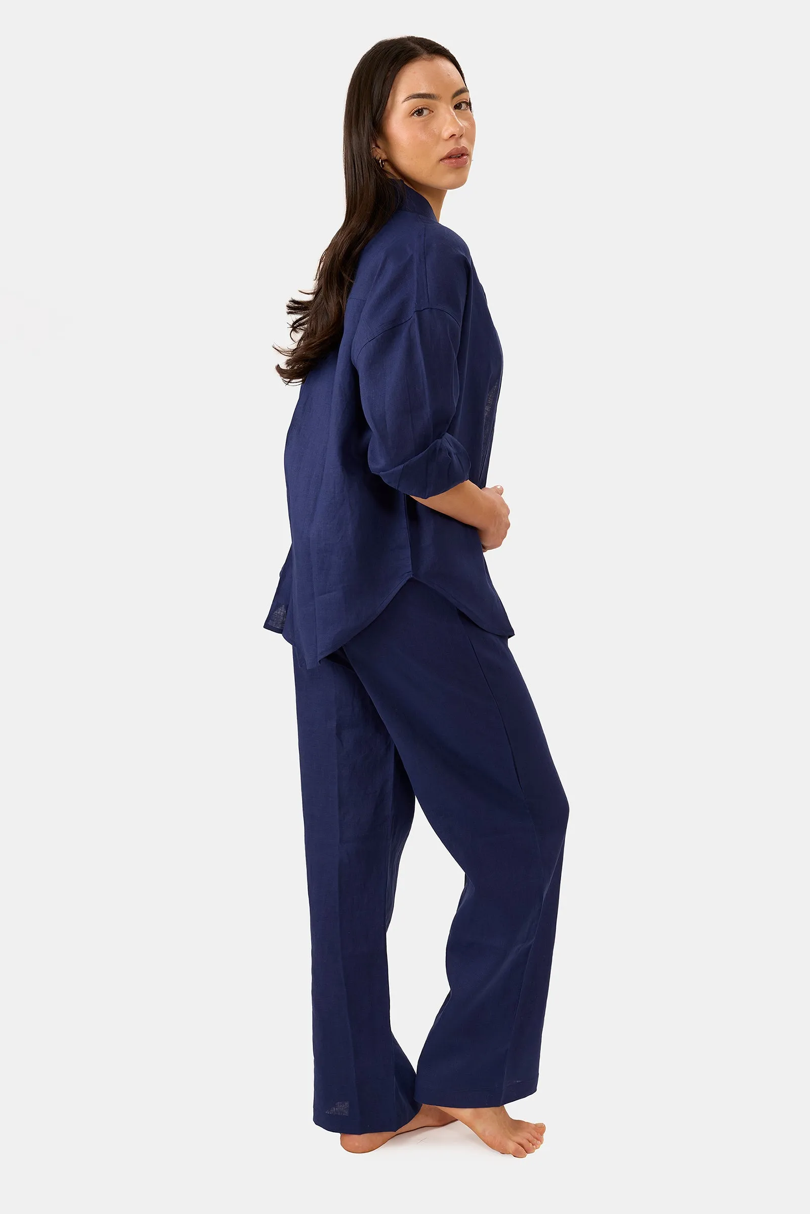 Linen Shirt sold by Nyud Swim product image thumbnail 4