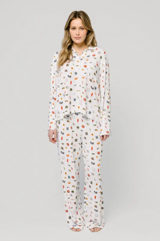 The Nola Pant Set sold by PJs by PJ