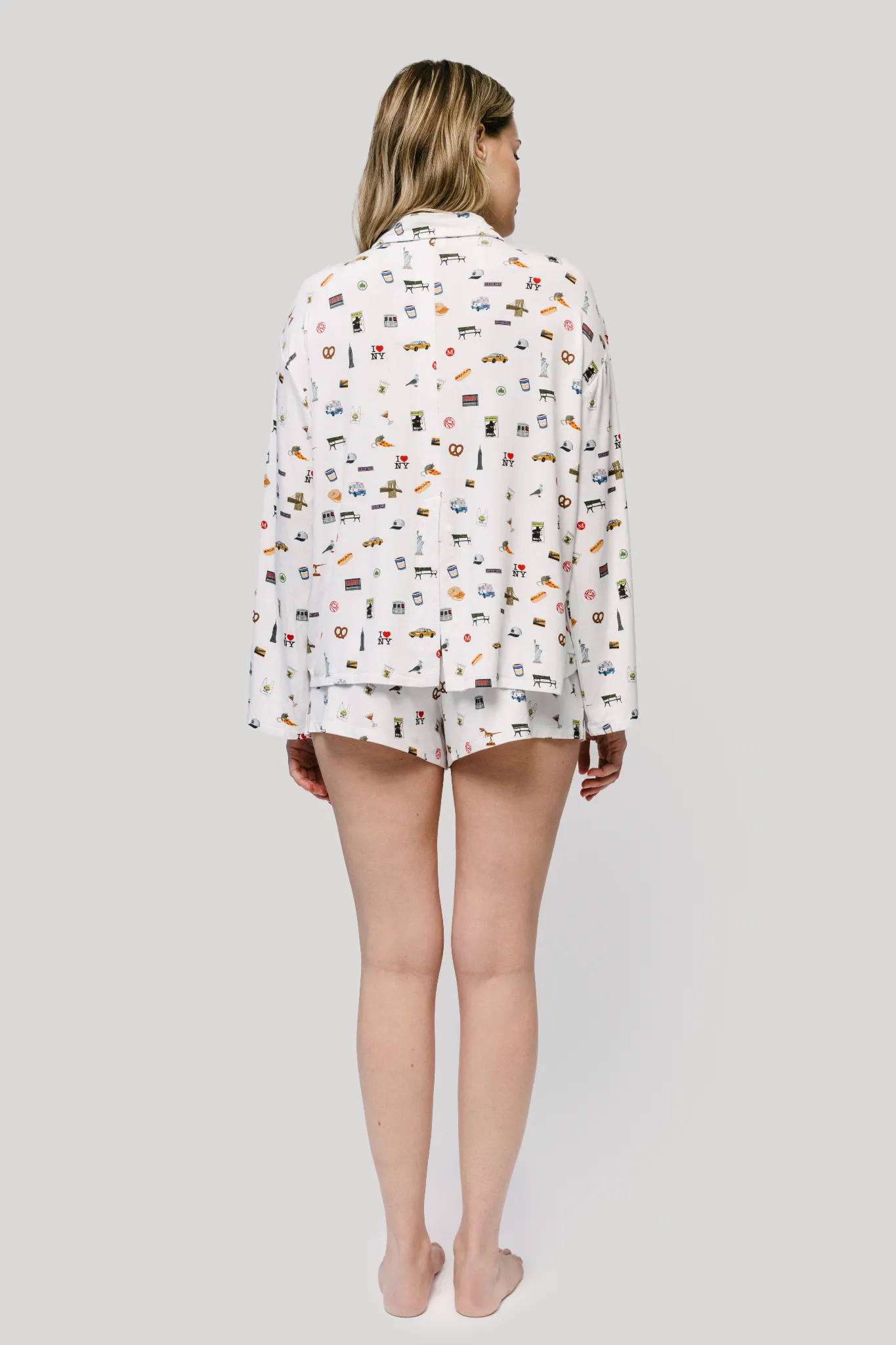 PREORDER - The NYC Short Set sold by PJs by PJ product image thumbnail 4