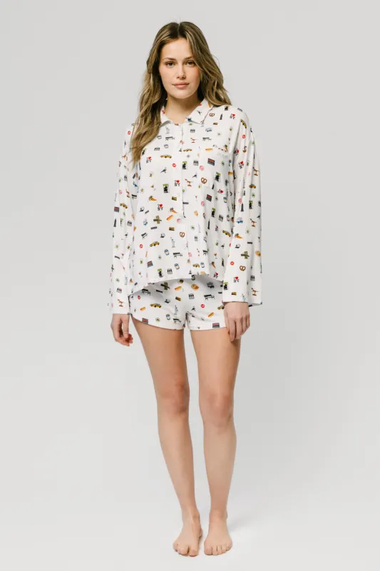 Preorder - The NYC Short Set sold by PJs by PJ