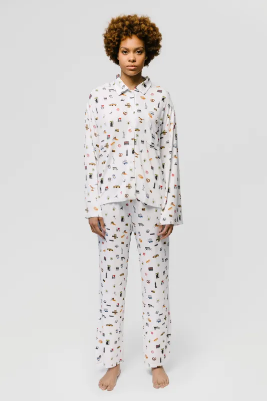 Preorder - The NYC Pant Set sold by PJs by PJ