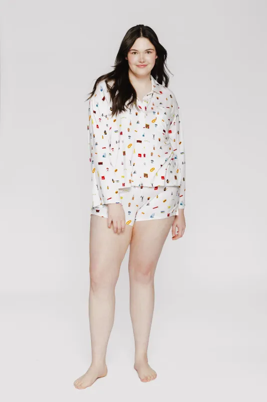 Philadelphia Short Set sold by PJs by PJ