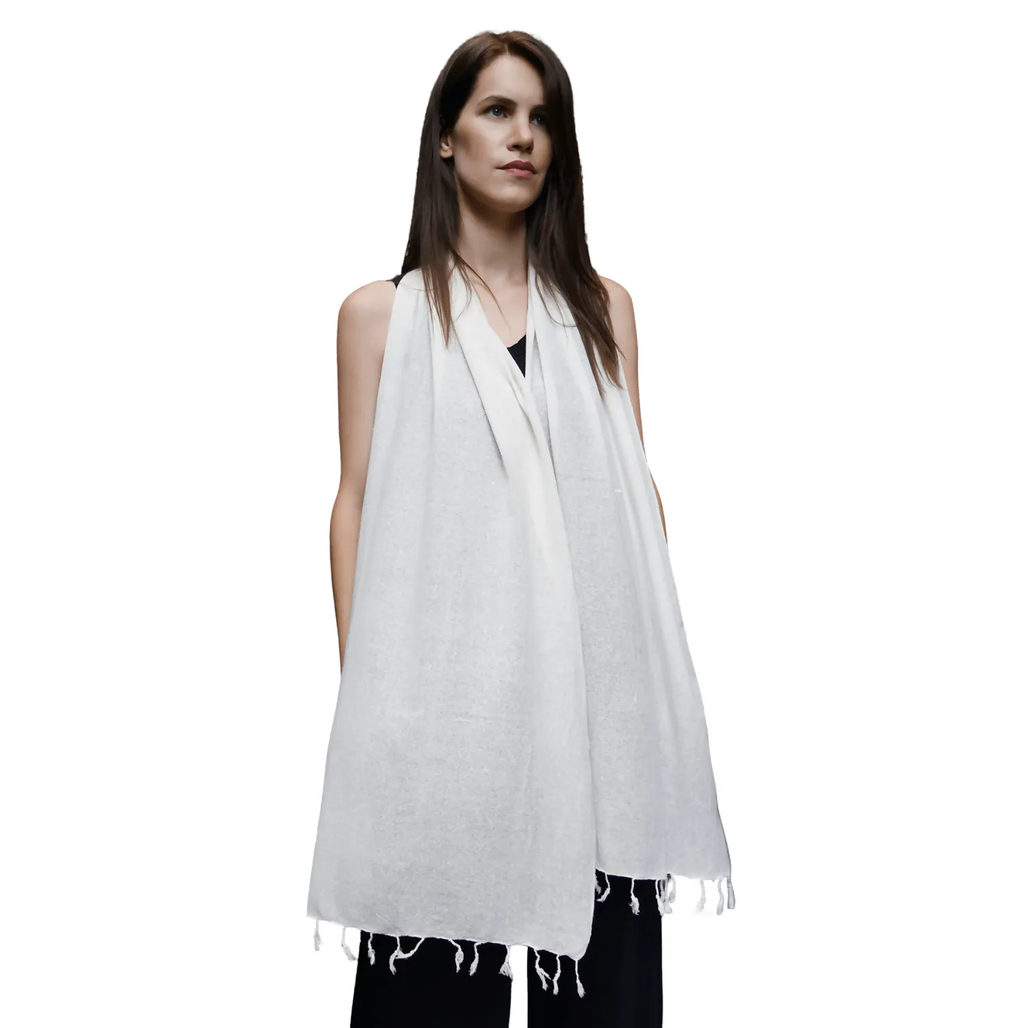 Peace Silk Hand Woven Scarf sold by wboxgo