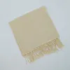 Handwoven Golden Silk Scarf with Delicate Fringe sold by wboxgo