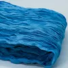 Ocean Blue Silkworm Silk Scarf – A Wave of Elegance sold by wboxgo