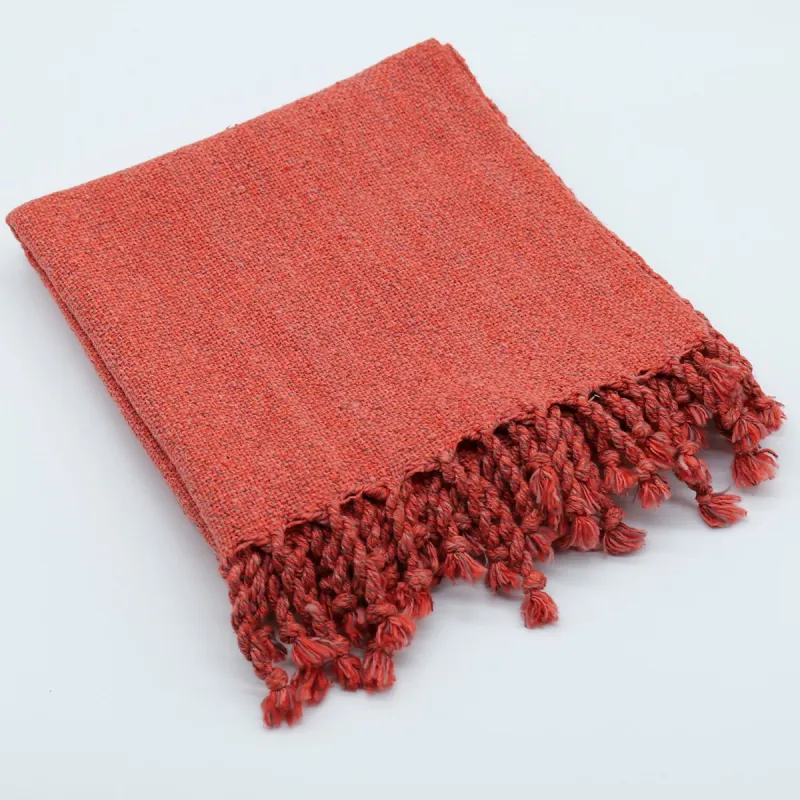 Radiant Red Silkworm Silk Scarf – Effortless Sophistication sold by wboxgo