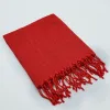 Luxurious Red Silkworm Silk Scarf – Elegance Redefined sold by wboxgo