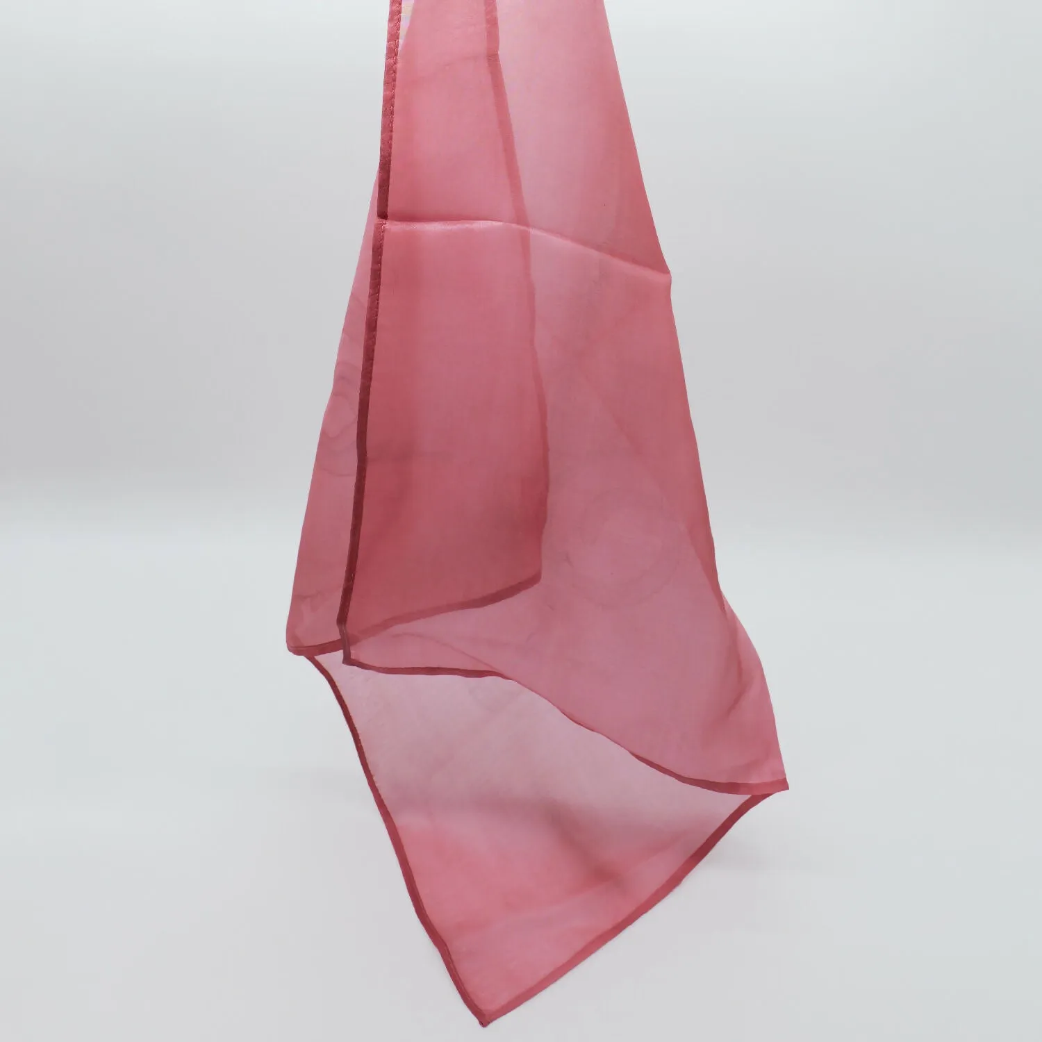 Handcrafted Pink Silk Scarf with Swirl Design - Made from Silkworms sold by wboxgo product image thumbnail 5