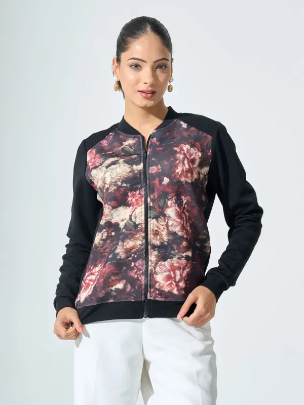 Franny Floral Bomber Jacket - Multicolor sold by Salt Attire