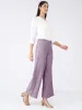 Mercer Mid Rise Wide Legged Trousers - Mauve sold by Salt Attire