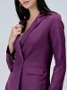 Dominant Double Breasted Blazer-Purple sold by Salt Attire