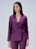 Dominant Double Breasted Blazer-Purple sold by Salt Attire