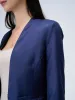 Witty Clean Front Blazer-Midnight Blue sold by Salt Attire