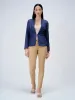 Witty Clean Front Blazer-Midnight Blue sold by Salt Attire