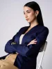 Witty Clean Front Blazer-Midnight Blue sold by Salt Attire