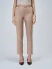 Lumi Mid Rise Slim Fit Trousers-Dusty Peach sold by Salt Attire