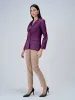 Lumi Mid Rise Slim Fit Trousers-Dusty Peach sold by Salt Attire