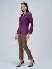 Lumi Mid Rise Slim Fit Trousers-Umber Green sold by Salt Attire