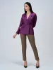 Lumi Mid Rise Slim Fit Trousers-Umber Green sold by Salt Attire