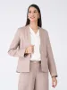 Witty Clean Front Blazer-Taupe sold by Salt Attire