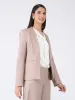 Witty Clean Front Blazer-Taupe sold by Salt Attire