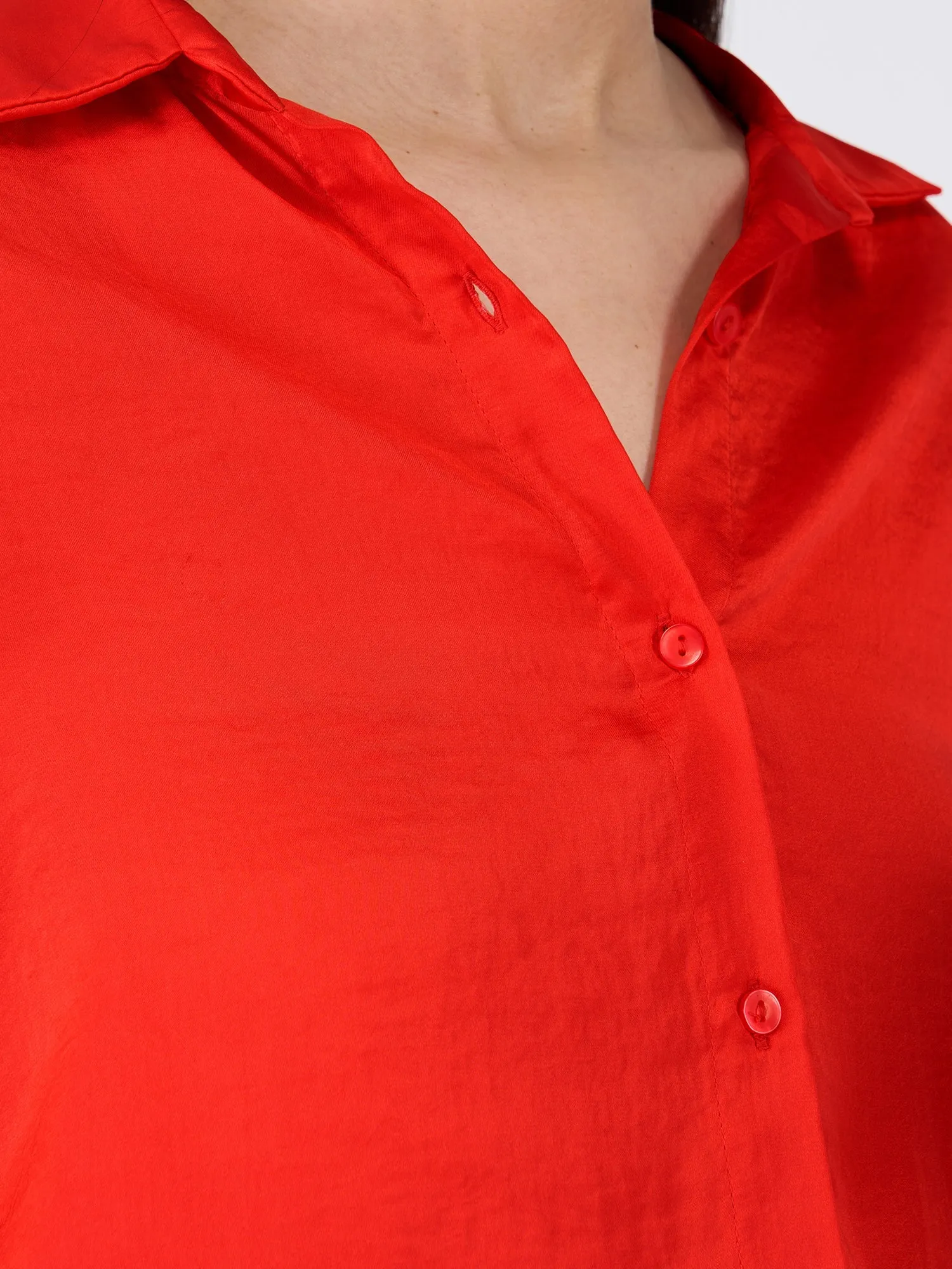Cheri Button Down Shirt-Red sold by Salt Attire product image thumbnail 4