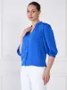 Cuboid Button Down Top - Blue sold by Salt Attire