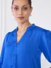 Cuboid Button Down Top - Blue sold by Salt Attire