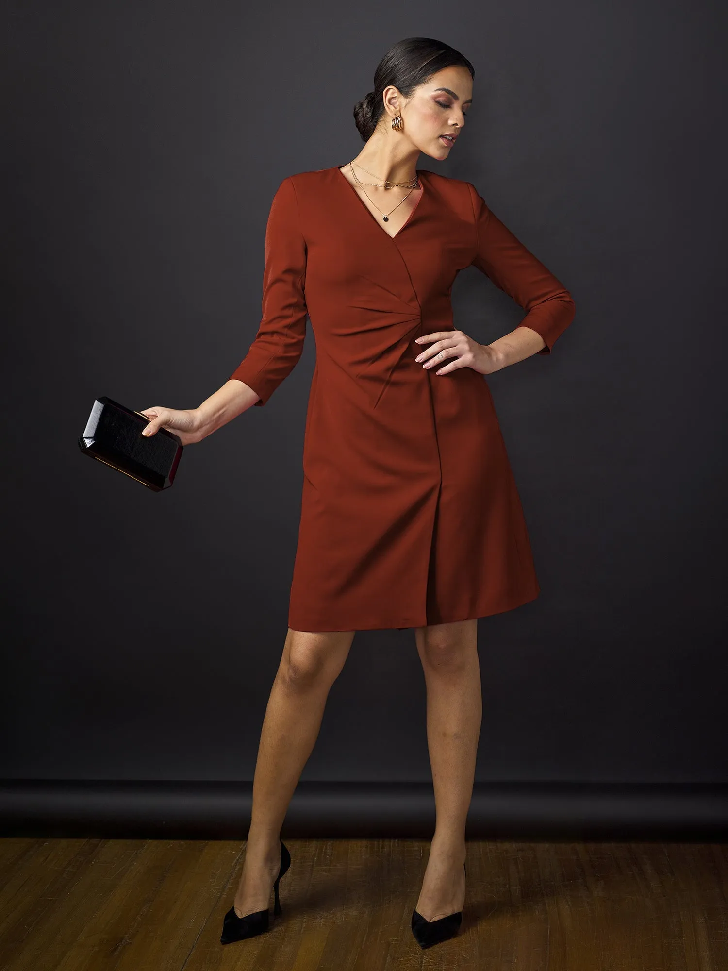 Mindy Blazer Dress-Tan sold by Salt Attire