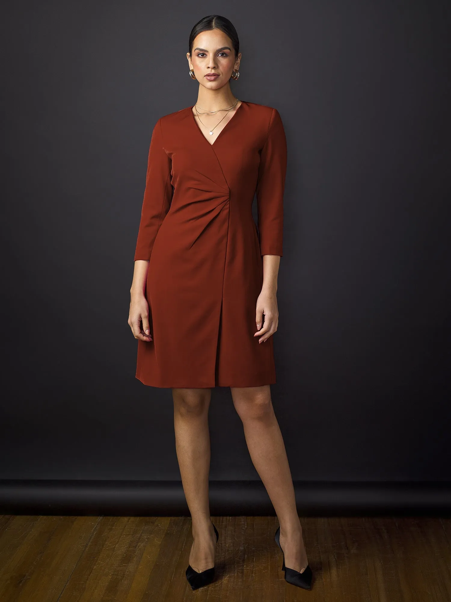 Mindy Blazer Dress-Tan sold by Salt Attire product image thumbnail 2