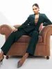 Gritty Single Breasted Blazer-Dark Green sold by Salt Attire