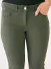 Urban Twill Mid Rise Slim Fit Pants-Olive sold by Salt Attire