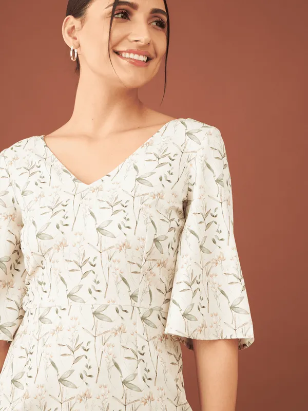 Madrid Floral Sheath Dress - Multicolor sold by Salt Attire product image thumbnail 4