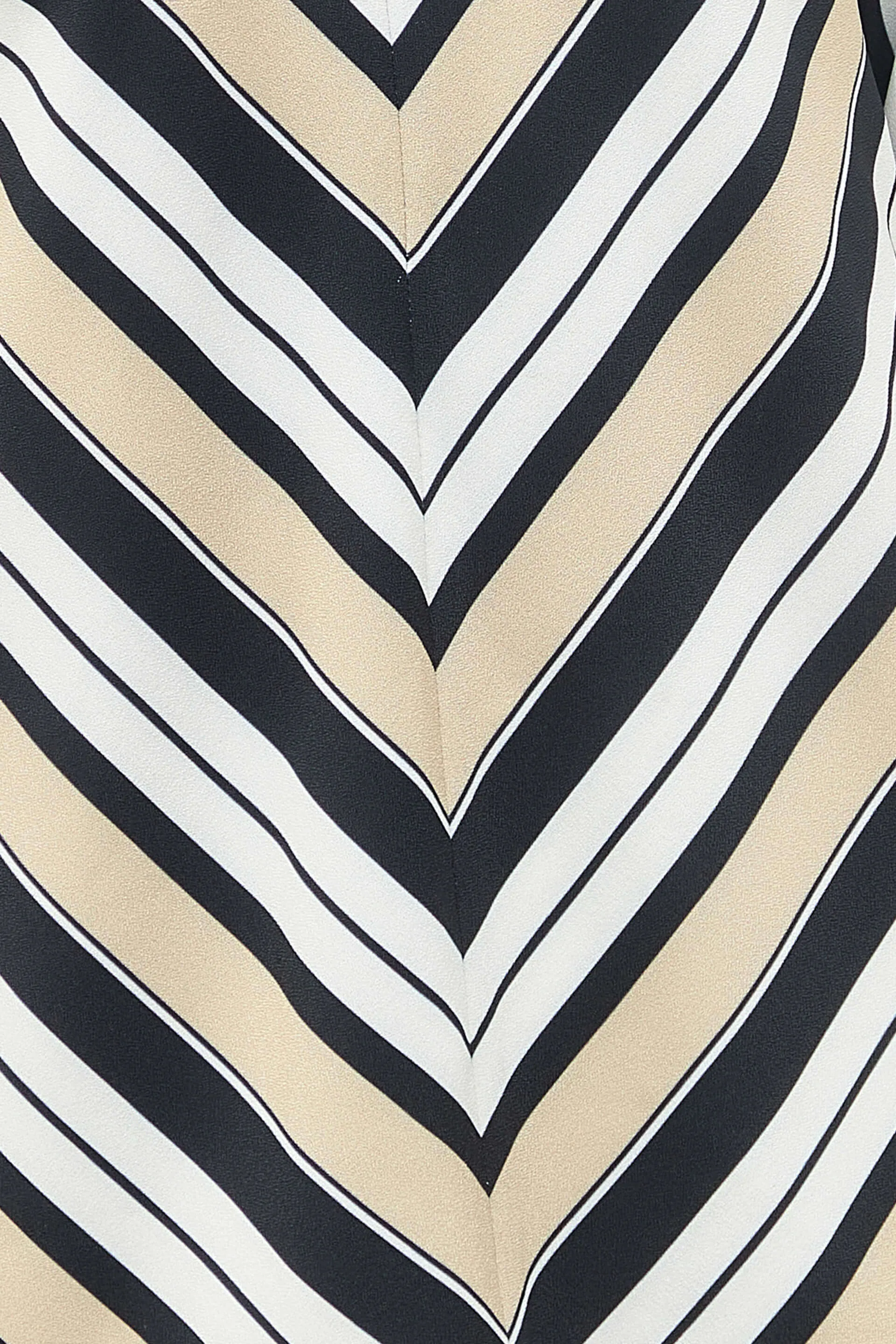 Savvy Top Striped Split Neckline Top - Multicolor sold by Salt Attire product image thumbnail 5