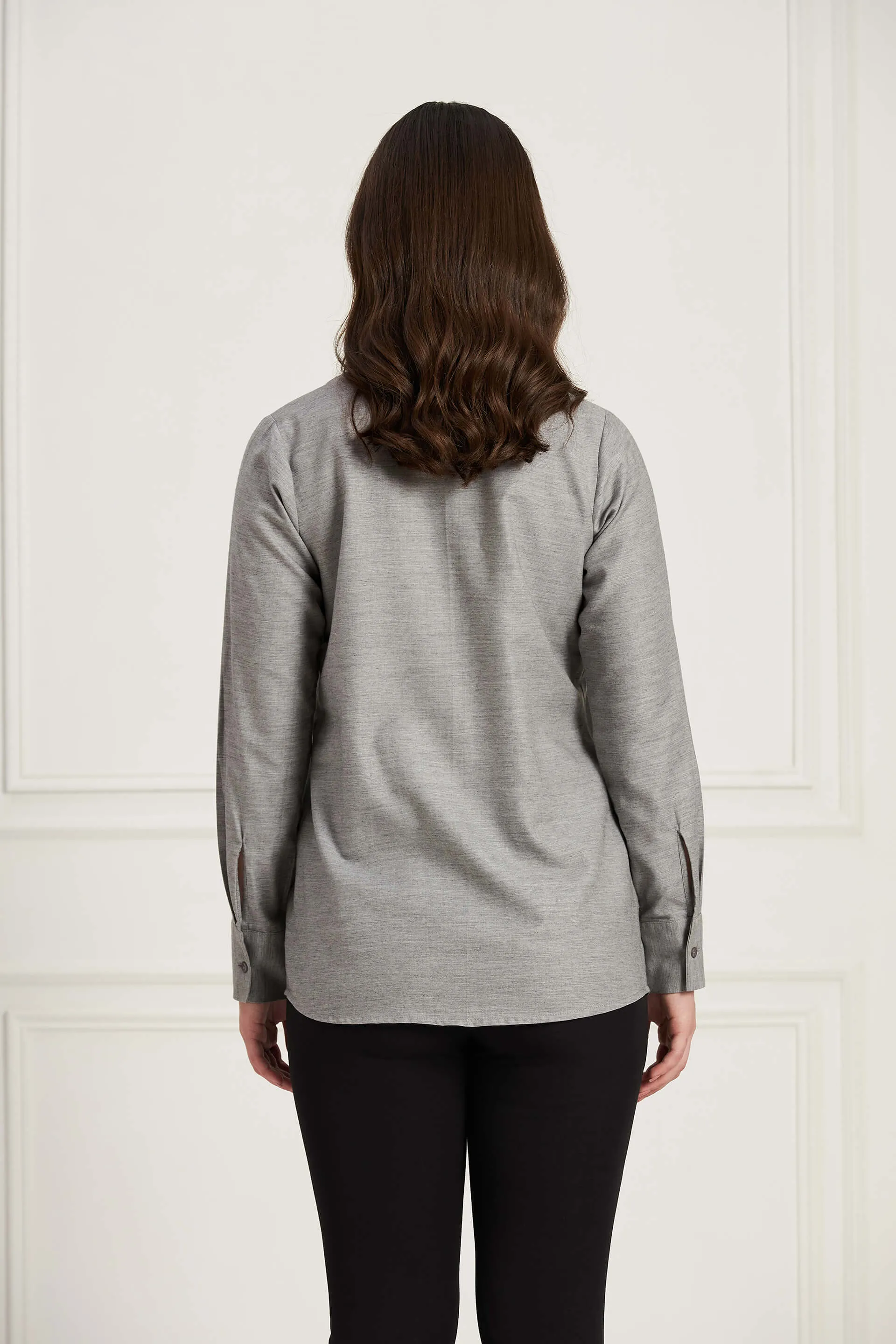 Pristine Button Down Shirt - Light Grey sold by Salt Attire product image thumbnail 3