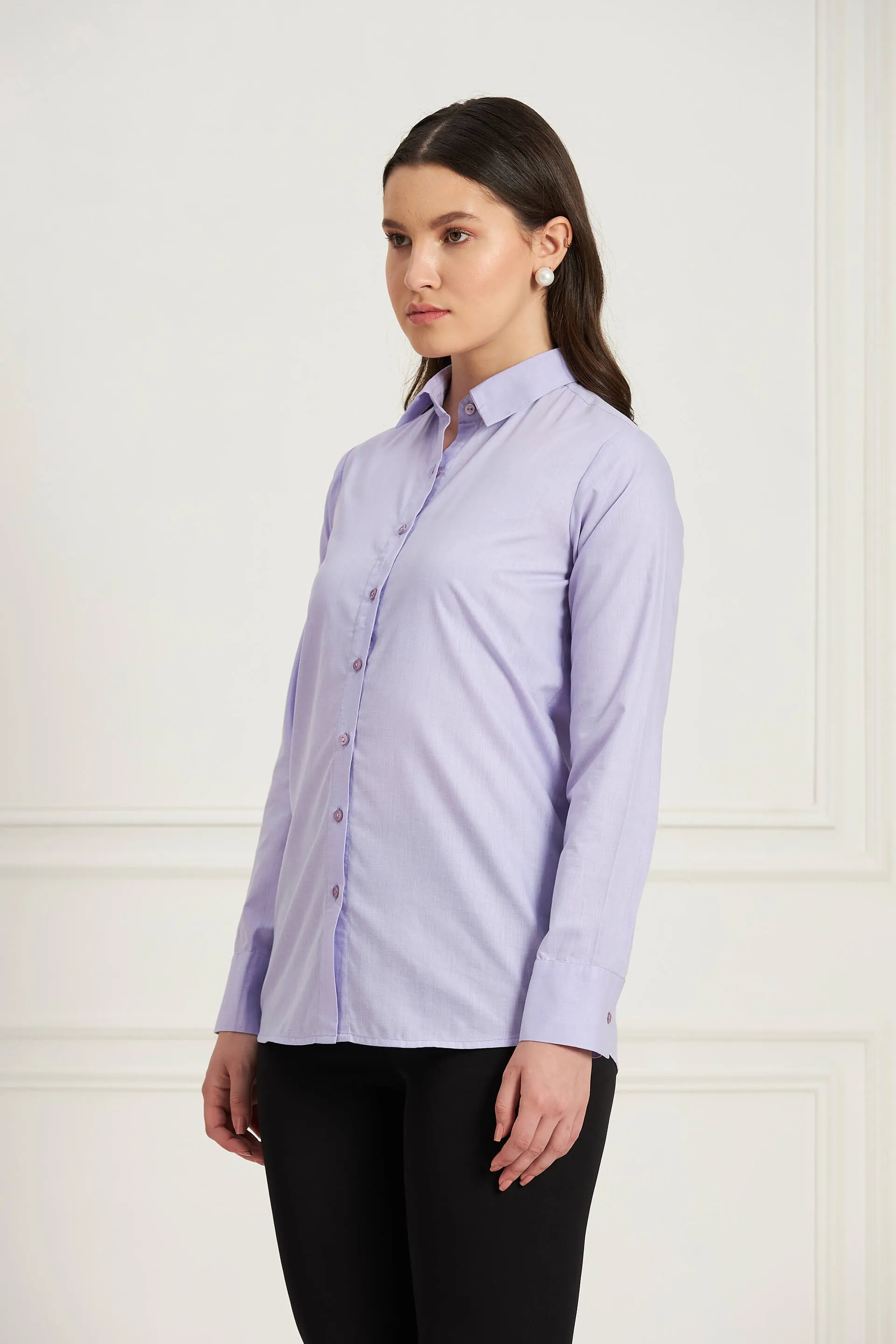 Pristine Button Down Shirt - Lavender sold by Salt Attire product image thumbnail 2