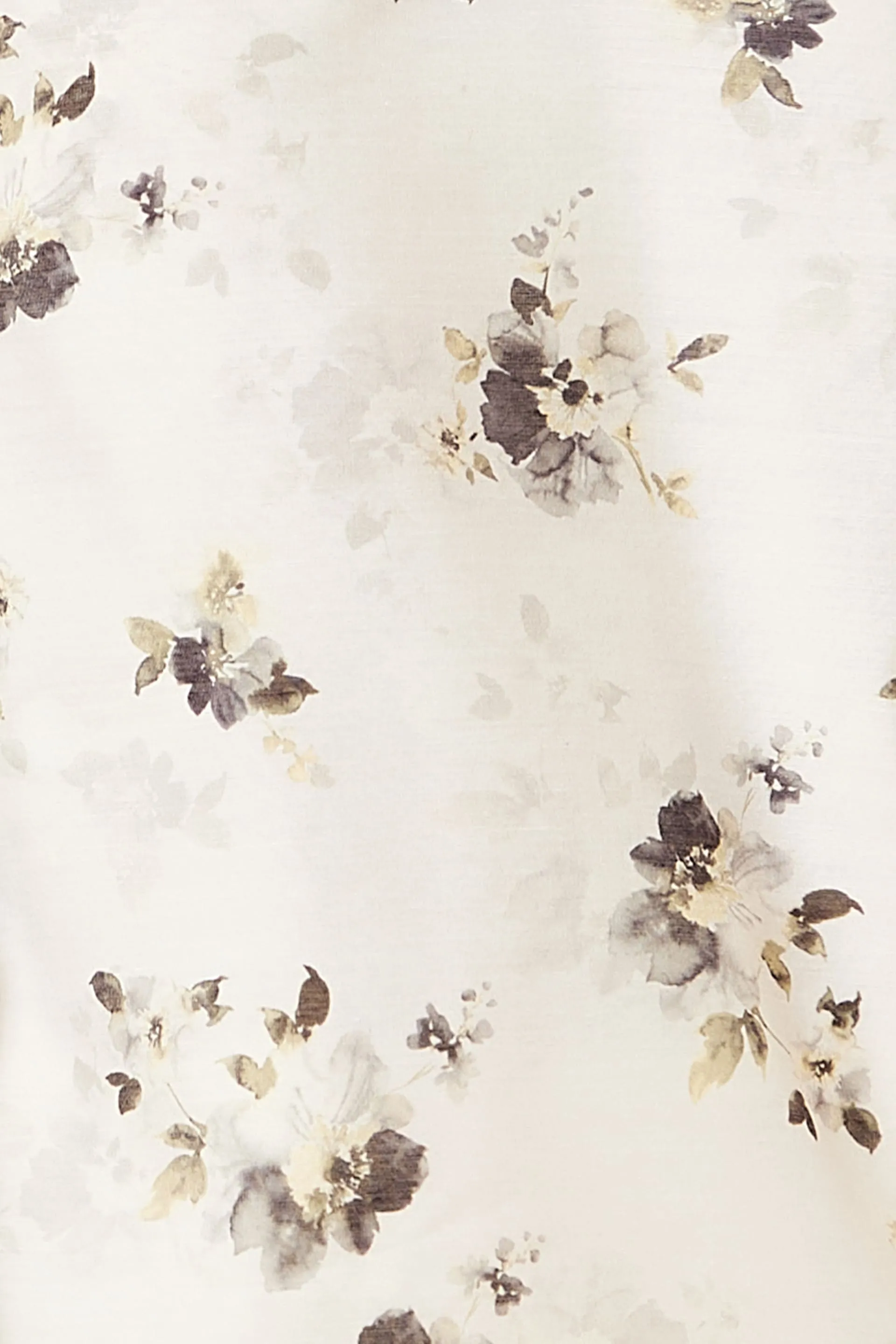 Gulbahaar Floral Ruched Cuff Top - Off-White sold by Salt Attire product image thumbnail 5