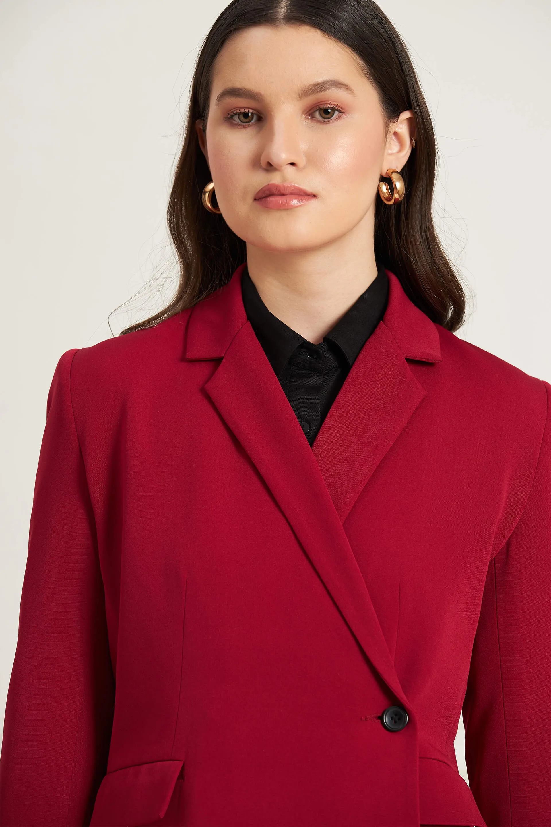 Regal-Viva Magenta Single Breasted Blazer - Viva Magenta sold by Salt Attire product image thumbnail 4