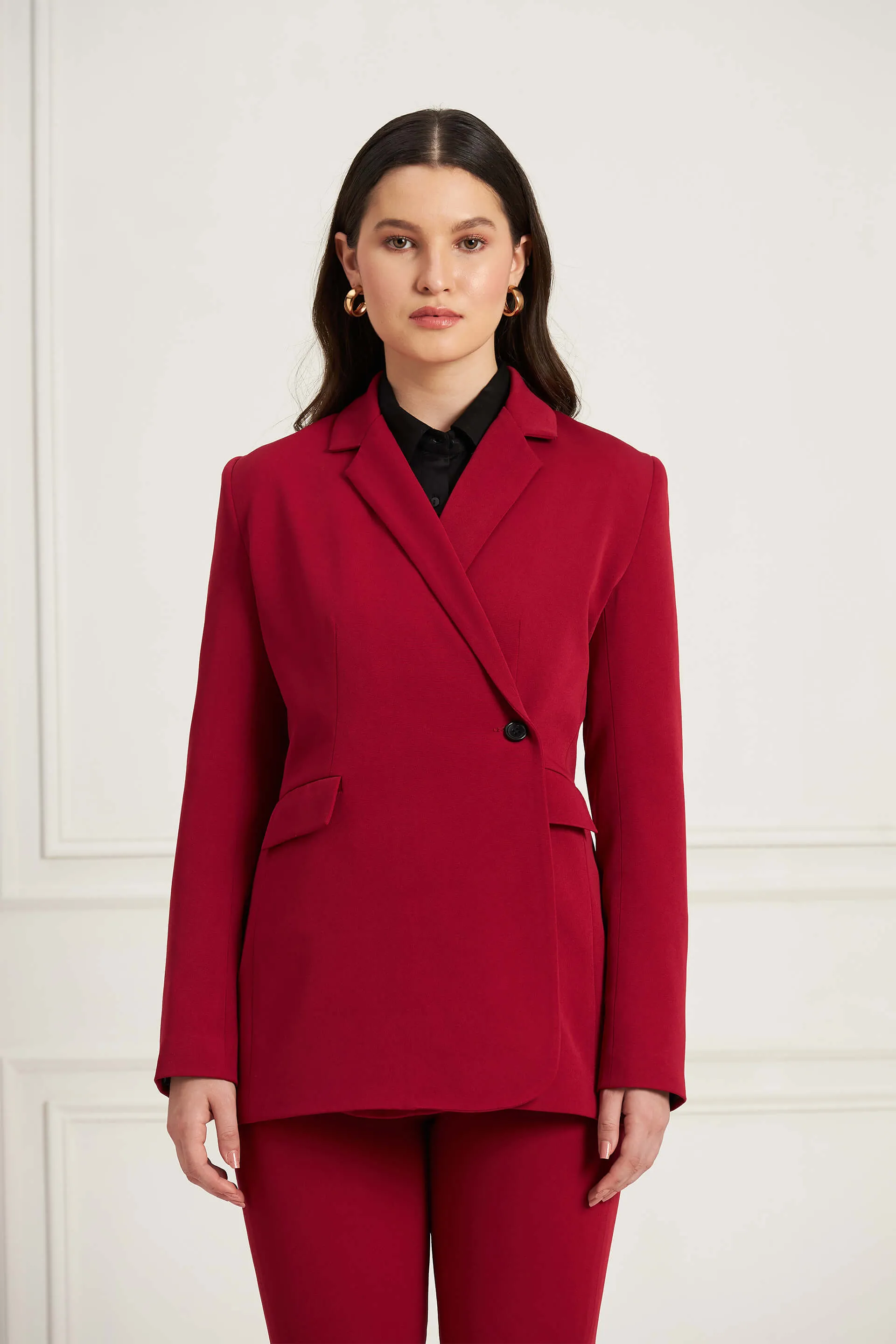 Regal-Viva Magenta Single Breasted Blazer - Viva Magenta sold by Salt Attire