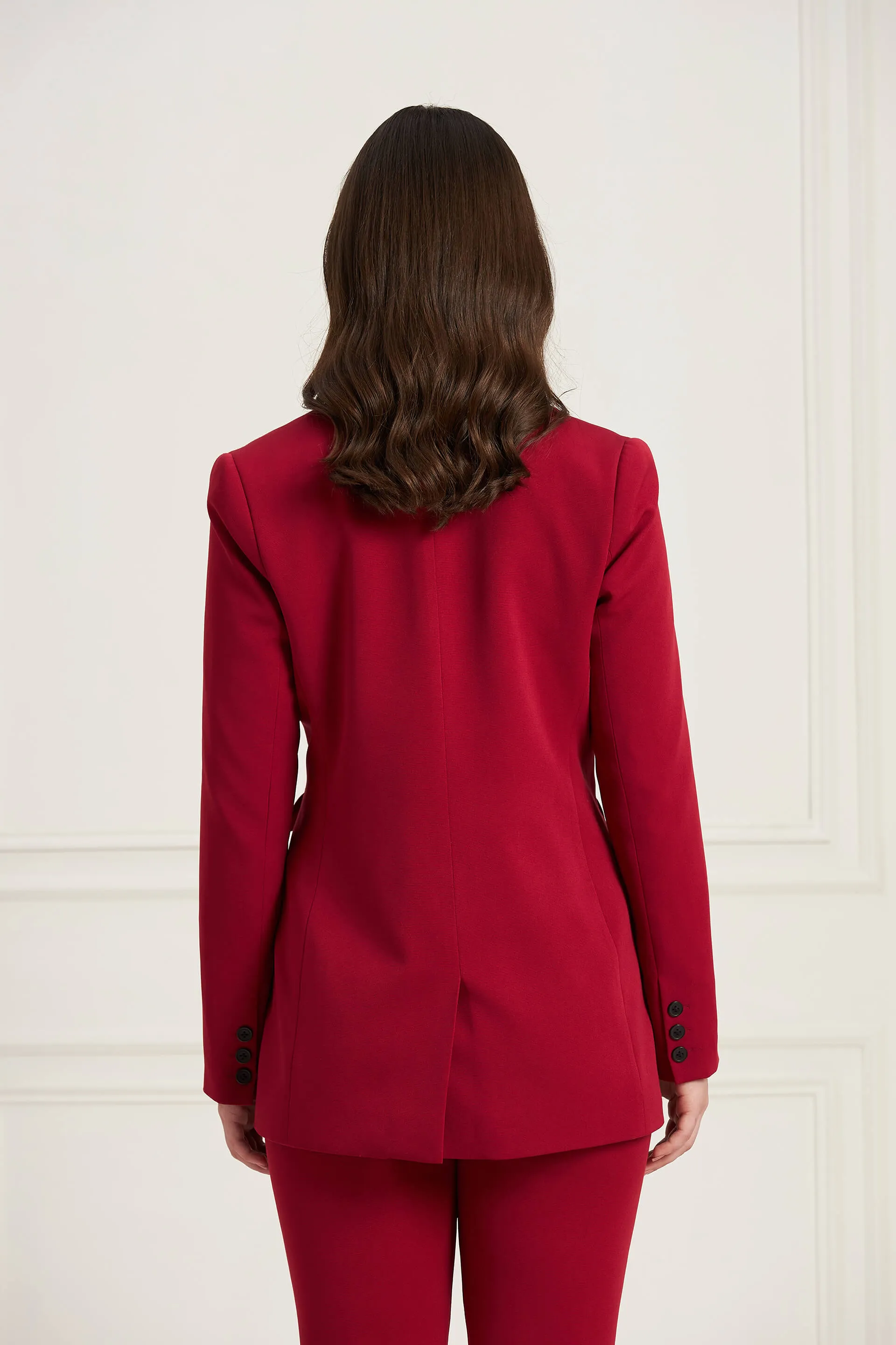 Regal-Viva Magenta Single Breasted Blazer - Viva Magenta sold by Salt Attire product image thumbnail 3