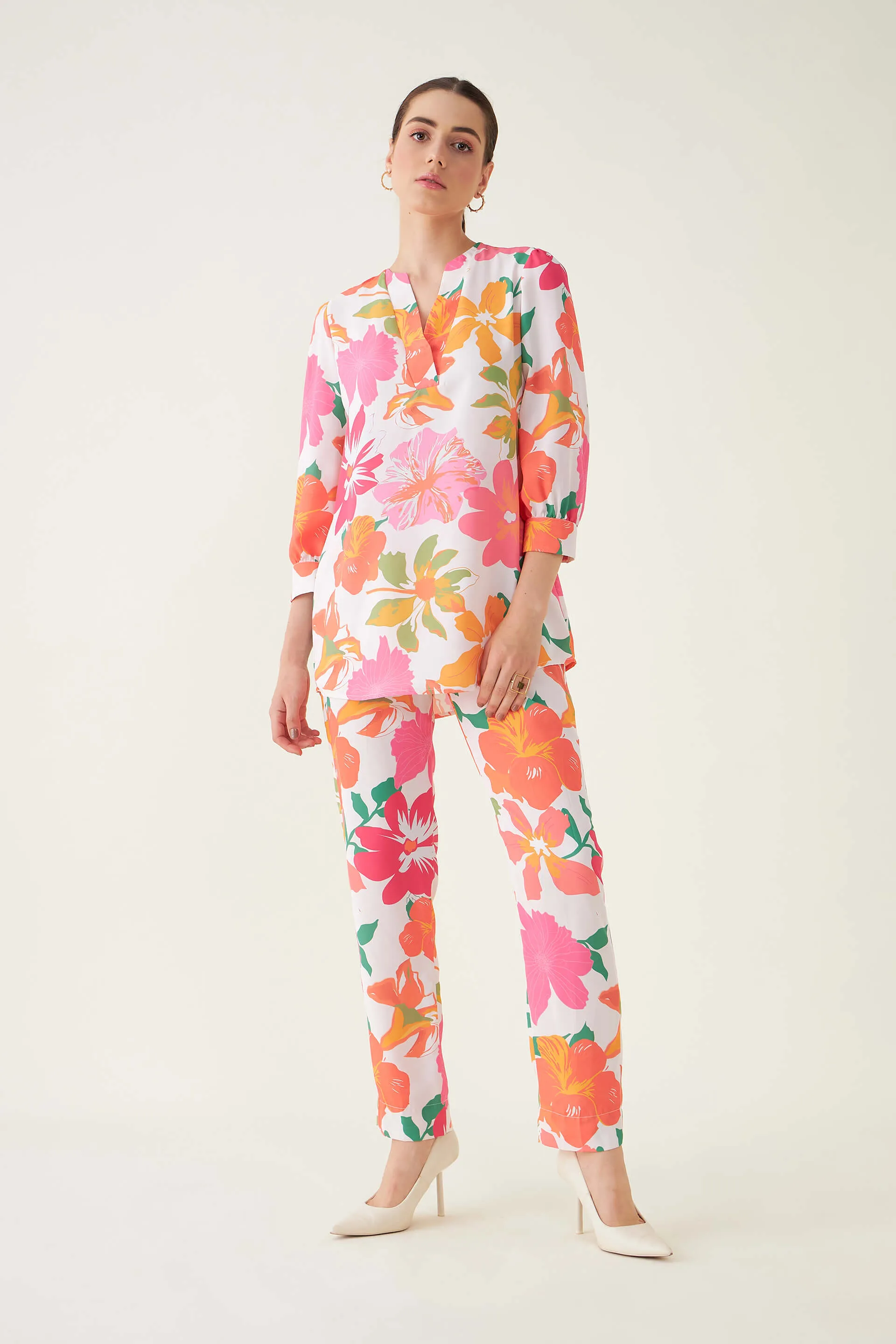Mesmeric Co-ord Set Floral Co-Ord Set - Multicolor sold by Salt Attire