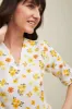 Marseille Floral V-Neck Top - Multicolor sold by Salt Attire
