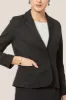 Gritty Single Breasted Blazer - Black sold by Salt Attire