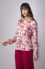 Clarissa Floral Concealed Placket Shirt - Multicolor sold by Salt Attire